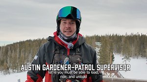 ⚠️ Safety Sunday ⚠️ Ski Patrol Supervisor Austin is here to remind everyone about the 10 points of the Skier Responsibility Code, today with No. 8: You must know how and be able to load, ride and unload lifts safely. If you need assistance, ask the lift attendant. | Angel Fire Resort
