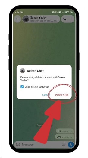 Telegram Chat Delete Kaise Kare 😱 | How to Delete Telegram Chat ? #shorts #viral