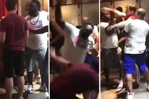 Line cutter gets well-deserved slap to the face