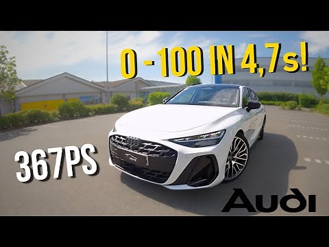 NEW AUDI A6 3.0 TFSI V6 | Test Review | 0-100 km/h | 100-200 km/h | Autobahn