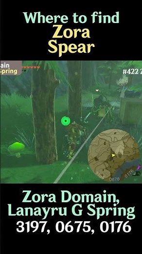 Where to Find Zora Spear | #Zelda Tears of the Kingdom #totk