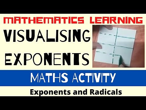 Maths Activity| Joyful Learning of Mathematics | Visualising Exponents by paper folding