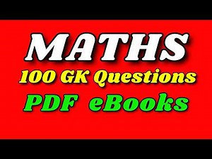 100 Maths GK Questions with Answers