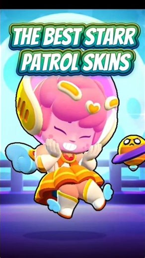 TOP 6 BEST STARR PATROL SKINS! 🌟 #BrawlStars #Skins #Gaming