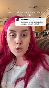 Men love to cry “rejection” when their wife isn’t in the mood… but never mention her rejection. When she finds out the man she trusted is seeking out other women while he refuses to put that same effort into her, that’s rejection in the cruelest form. You weren’t rejected you were reciprocated. You don’t get to act like a victim of a hurting marriage when you’re literally the one hurting it. It’s a selfish mentality because instead of leaving, you doubled down on betrayal because it’s easier to 