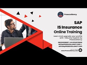 SAP IS Insurance Online Training Learn and improve your skills and knowledge with Experts Trainer