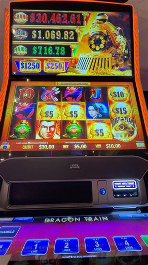 $5 spins free games bonus on #dragontrain #pokies #happygolucky #slots #casino