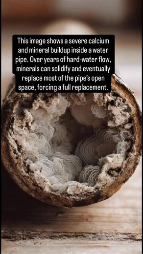 8.4K views | Sometimes water pipes fill so slowly with minerals that they turn into solid, coral,like tubes. | FactumFeed | Facebook