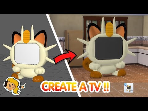How to Make a TV in The sims 4 FAST and EASY