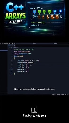 How to Declare an Array in C++ #cpp #programming