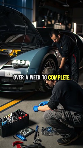 Changing the oil on this supercar is much harder and more expensive than changing the oil on your fa