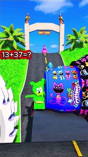 Skibidi Toilets & huggy wuggy & mario Cars & sonic & McQueen VS BOLLARD POPPY & in #beamng