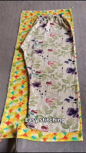 Easy Stitching on Instagram: "Trouser shirt and sleeves cutting tutorial #stitching #foryoü #frockcutting"