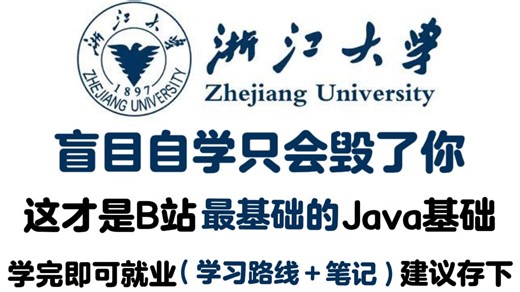 【Java零基础入门】2026Java保姆级基础教程 电子笔记 学习路线（适合有Java基础、想二刷Java基础的同学）或学习能力强，从0到接单