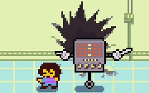 [Undertale动画]Frisk和Mettaton一起跳舞