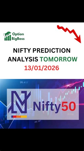 Option Bigboss on Instagram: "Nifty Tomorrow (13/01/2026) Analysis . #tamiltraders #tamiltrader #priceaction #tamilsharemarket #tamilstockmarketanalysis #tamilstock #tamilstockmarket #trading #optiontrading #positionalstock #nsestock #swingtrade #tamizhtrader #stockmarket #tamilharmonictrader #positionaltrading #harmonictrader #tamilcrypto #tamilstokmarket #tamilbitcoin #swing #positional #daytimeframe #simpletrader #financialfreedom #entrepreneur #futuresandoptions #sharemarketindia #equity #ha
