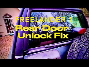 Freelander 1 Rear Door Fix - Door Won’t Open - Easy Fix!