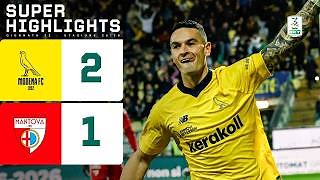 Video Modena – Mantova. Highlights (Football. Italy. Serie B) / 21 March