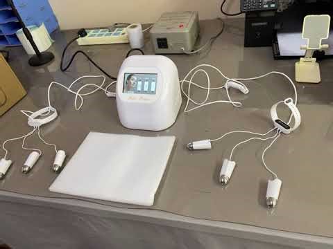 EMS Microcurrent Gold Finger Device Demo | Instant Firming & Facial Sculpting