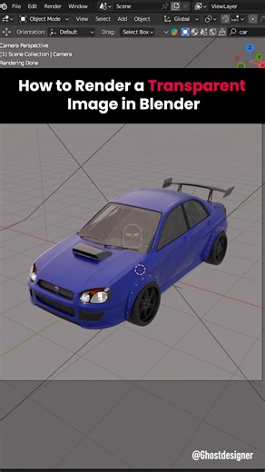 Ghost designer | How to Render Transparent Background in Blender | Easy Step-by-Step Tutorial Learn how to render transparent images in Blender in just a... | Instagram