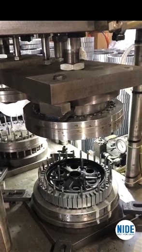 How to make hub motor stator ? wheel motor stator manufacturing For Electric motorcycle motor manufacturing | Nide Group