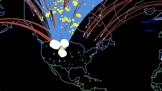 Simulation shows what would happen if Russia and US used nuclear weapons