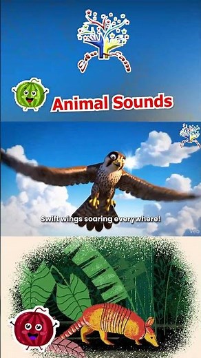 Speedy Animal Song for Kids! Cheetah, Greyhound Dog, Falcon, Hare, Gazelle ⚡🦌