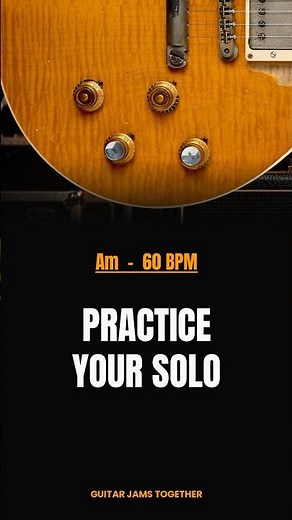 Slow Blues Backing Track in A Minor | Gary Moore Style 60 BPM