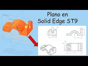 Solid Edge ST9. Como crear un plano