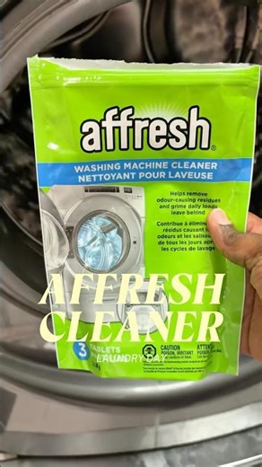 Wash Your Washing Machine with Affresh #affresh