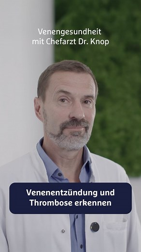 Wie kann man eine Venenentzündung oder Thrombose erkennen? 🦵 In diesem kurzen Video gibt Dr. med. Michael Knop, Chefarzt im zertifizierten Zentrum für Venenchirurgie der Berliner Havelklinik, einen kurzen Überblick über die Thematik 🤗👨🏻‍⚕️ Intro und Aufnahmen: Matthias Gottwald der-gottwald https://www.der-gottwald.de/ #krampfadern #venen #venenzentrum #phlebologie #havelklinik #venenkompetenzzentrum #venenchirurgie #krampfaderbehandlung #varizen #varizenop | Havelklinik