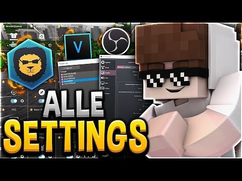 ALLE meine SETTINGS! 🔥