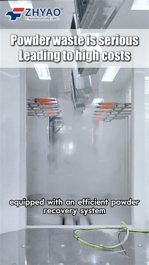 Quick Color Change Powder Booth and High Powder Recovery System for Powder Coating Plant