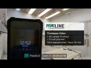 PivotLine: 40 Panels, 3 Coats in 1.5 hours – Timelapse Video