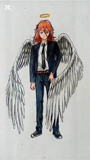 Chainsawman Angel speed drawing from chainsawman #anime#msnga#draw#angel#speed#art