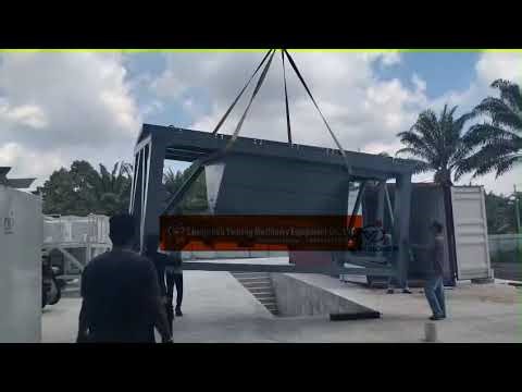 Automatic Thermoplastic Road Marking Paint Line Arrived in Malaysia – Unloading