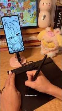unboxing my new drawing tablet + draw with me ✨#digitalart
