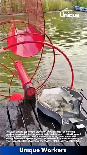 Fish-catching machine: catching fish with a machine