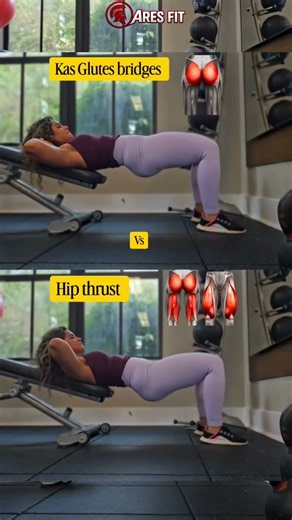 Glute Bridge vs Hip Thrust🍑What's the Difference?