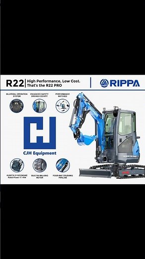 MAXIMUM POWER. MAXIMUM PROFIT. CLAIM YOUR R22 PRO TODAY! #cjhequipment