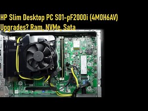 HP Slim Desktop PC S01-pF2000i Inspection and upgrades