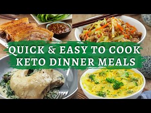 Keto Dinner Ideas: Quick And Easy To Cook Keto Meals For Busy Nights