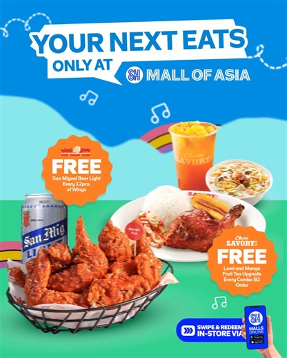 Planning your next food trip at SM Mall of Asia? Make every bite count with these tasty deals: https://click.smmallsonline.com/DFqS/9cu3imfq #BrandRoom | INQUIRER.net