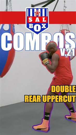 Double Rear Uppercut Combination 💥 #boxing #boxingtraining #technique