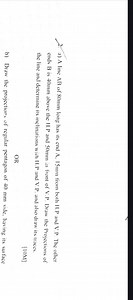 Question aA line AB of 80mm long has its end A, 15mm from both... | Filo