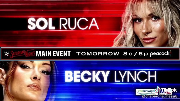 WWE SATURDAY NIGHT'S MAIN EVENT 2026 MATCH CARD #wwesaturdaynightsmainevent #BECKYLYNCH #SOLRUCA #wweintercontinentalchampion #WWE All rights Reserved by WWE. No copyright infringement intended. All pictures and videos are copyright of the WWE and / or their respective owners. WWE Entertainment TM (c) 2012 All Rights Reserved Copyright Disclaimer: Under Section 107 of the Copyright Act 1976, allowance is made for