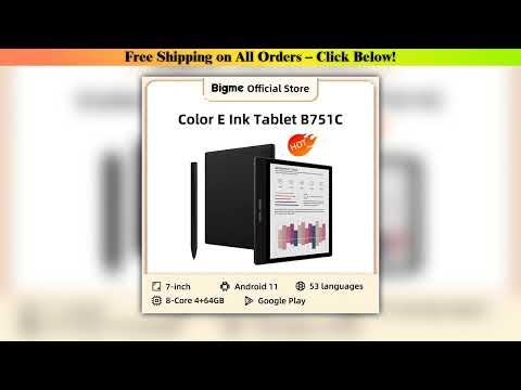 Bigme B751C 7-inch color eink screen e-book reader electronic paper book reading e Ink ebook