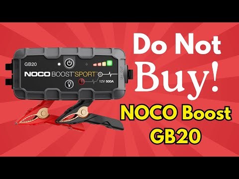 NOCO Boost GB20 Jump Starter Review – Don’t Buy Until You Watch This 5 Reasons!