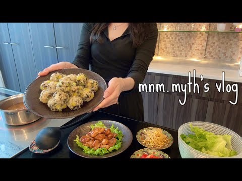 [A housewife's daily life] Preparing food, making bento, and making dinner🥟