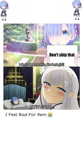 Rem need justice ⚖️ #animememes #animeedit #rezero #rem #subaru #emilia